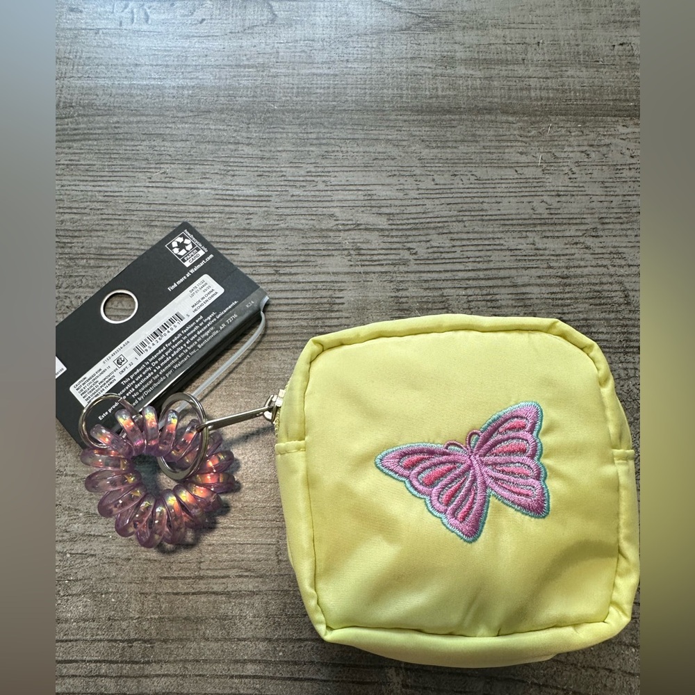 Butterfly Keyring‎ Pouch NWT